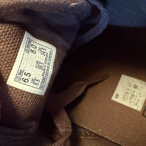 VANS Old Skool Suede Mix Teak Brown Man US 6.5 / Woman US 8 - Picture 6 of 7